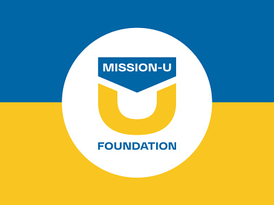 Mission-U logo design branding charitable foundation foundation illustrator logo logo design mission u ukraine vector