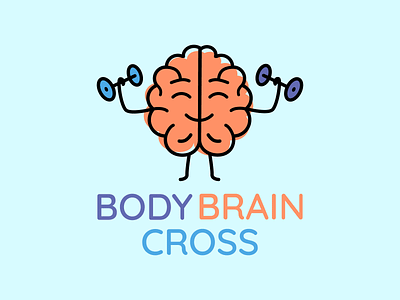 Body Brain Cross - Logo Design body brain cross illustration logo logo design vector