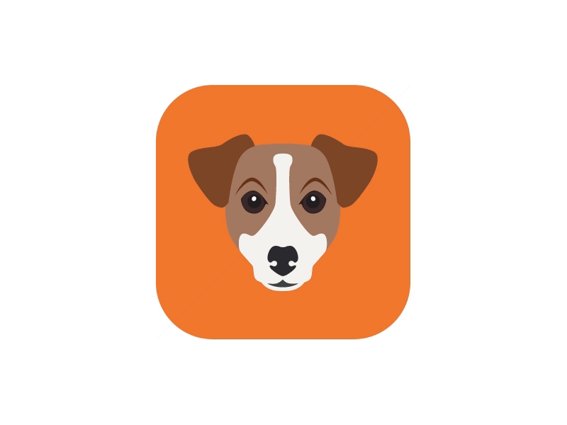 Woof App icon animation app icon icon mobile app woof