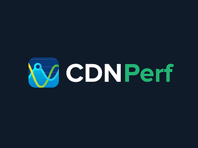 CDNPerf Logo cdn identity logotype perf performance