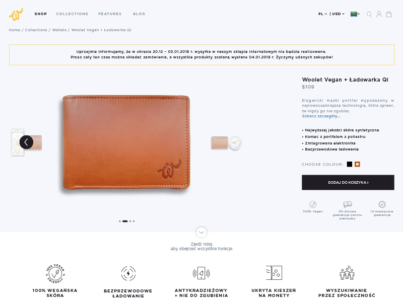 Product page icons illustrations product page ui ui design ux wallet woolet