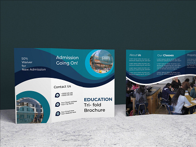 EDUCATIONAL TRI FOLD BROCHURE branding brochure college design education marketing print design school university