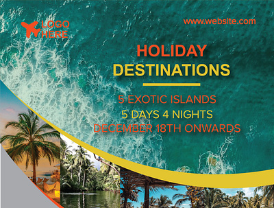 TRAVEL AGENCY FLYER TEMPLATE flyer marketing print design travel agency