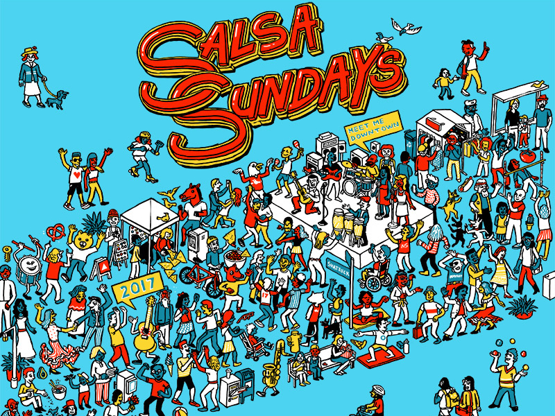 Salsa Sundays by Nigel Sussman on Dribbble