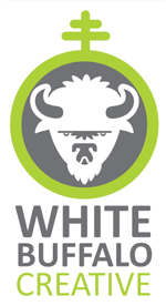 White Buffalo Logo identity design logo