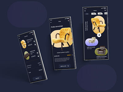 Furniture Mobile App Design