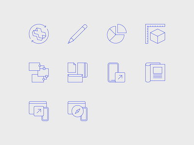 Portfolio Website Icons