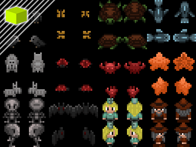 Pixel Characters (16x16 | Topdown)