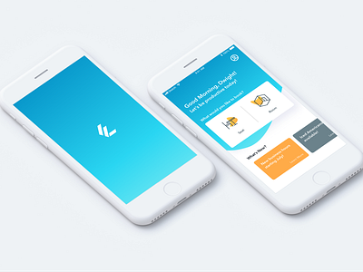 UI Design - SkyLabs App app branding coworking space design icon ui ux