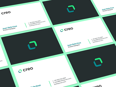 Business Card - Creo branding business card card design icon logo