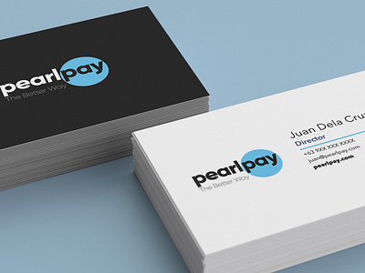Business Card - Pearl Pay branding business card card design icon logo