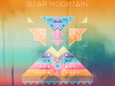 Bear Mountain in Mexico beach bear mountain mexico music music band poster pyramid