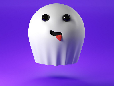 3D character - cute ghost 3d character cute design ghost illustration nft