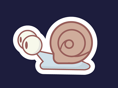 Snail design illustration illustrator snail stickers