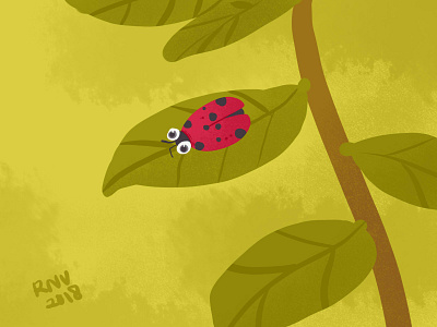 Ladybug animation character children book illustration children illustration design flat flatdesign icon illustration illustrator lady bug logo ui ux vector
