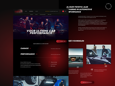 Automotive concept design automotive design homepage ui ux webdesign website