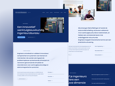 Engineering concept webdesign design homepage ui ux webdesign website