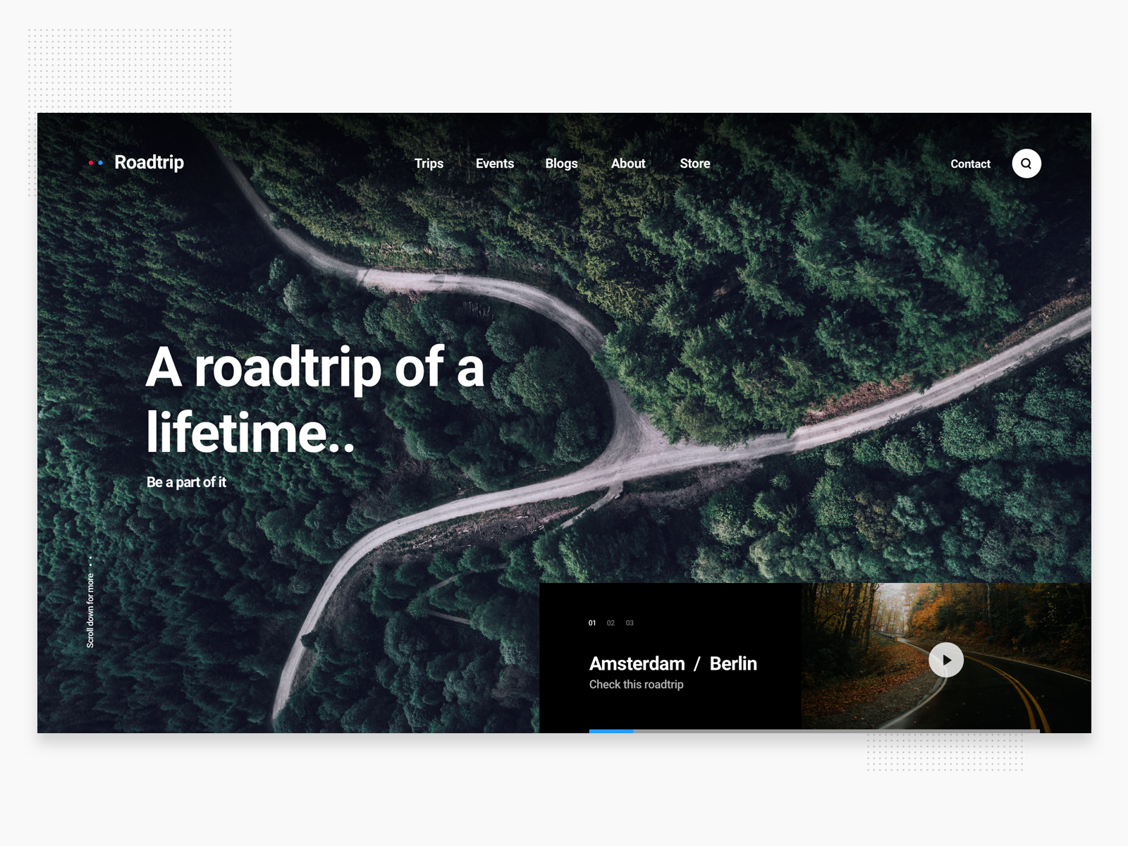 Roadtrip. by Mike Dusseldorp on Dribbble