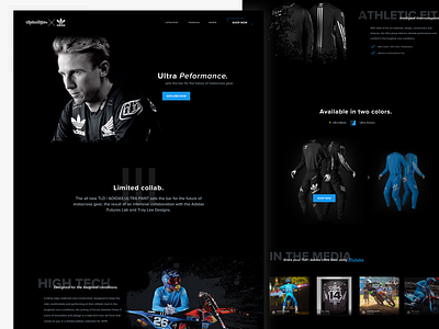 TLD x Adidas concept landingpage adidas design homepage landingpage troyleedesigns ui ux webdesign website