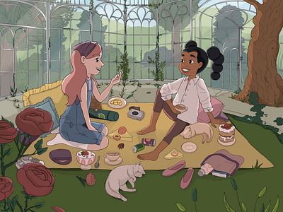 Greenhouse picnic