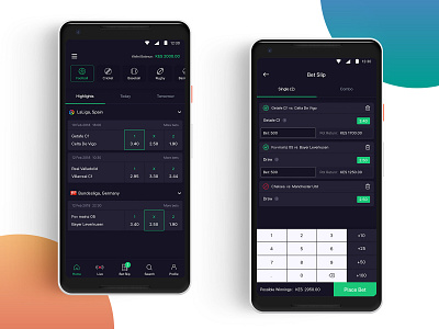 Betting App - Betslip Redesign