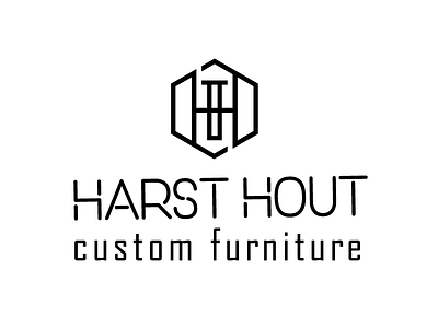 Harst Hout - Logo For a Dutch Furniture Company design furniture graphic icon logo woodworks