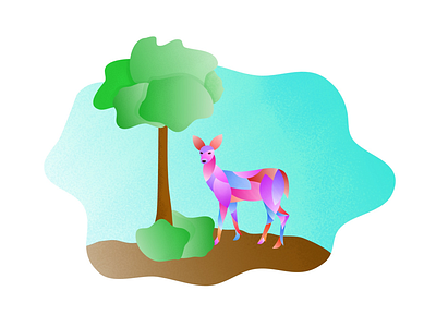 Digital Deer affinity affinitydesigner digital digital art drawing vector