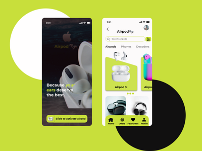 Aipod App Design ui