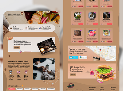 Coffe Shop Website | Lidoma Design app application coffe coffeshop design figjam figma illustration photoshop sketch ui uiux ux website