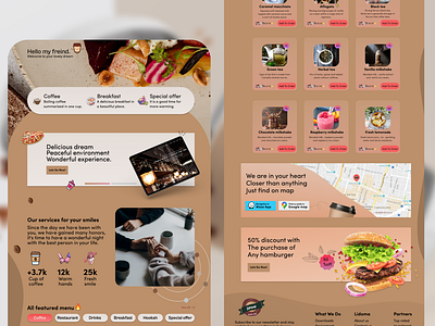 Coffe Shop Website | Lidoma Design