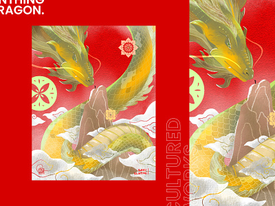 BARUKLINTHING DRAGON artist artwork branding culture design digital illustration