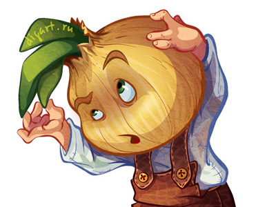 Chipollino boy character character design onion vector vector illustration