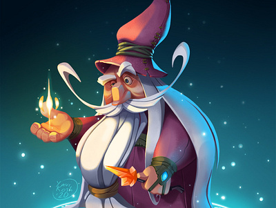 Mage character character design characters game art illustration mage raster