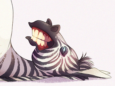 Zebra animal character character design raster zebra