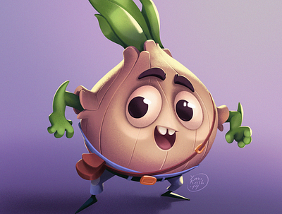 Onion Boy cartoon character character design characters game art game character raster