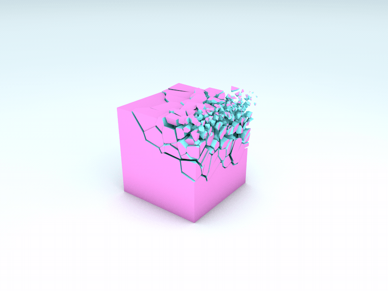 broken cube