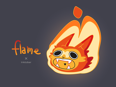 Inktober 05 - Flame