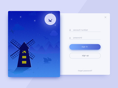 Landing page landing ui