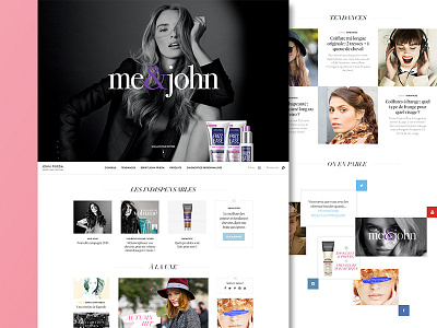 John Frieda Magazine art direction luxury magazine uiux webdesign website