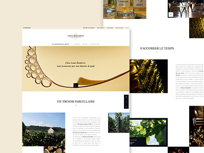 Louis Roederer Champagne art direction champagne grid handicraft luxury minimalism webdesign