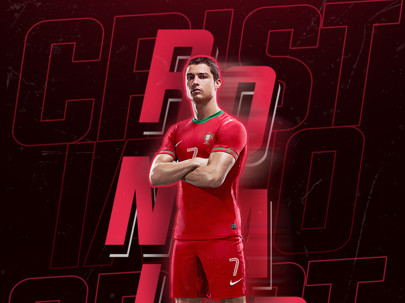 3D Ronaldo Poster by Arry on Dribbble