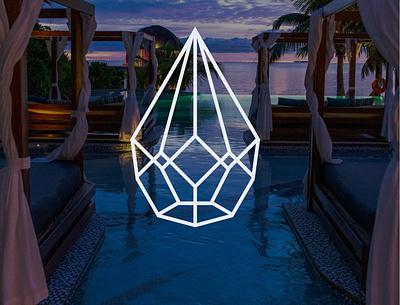 abstract diamond branding graphic design logo
