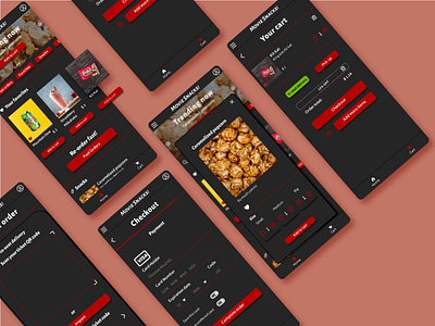 Movie Snacks! app branding design ui ux