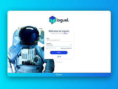 Login Screen - Loguel