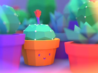 Sweet Cacti Pot
