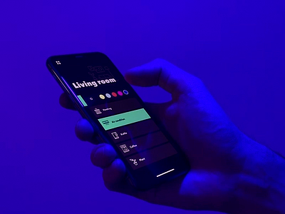 Smart Home App with API Request 💡 after effects animation api bulb home smart smart home ui ux uxpin