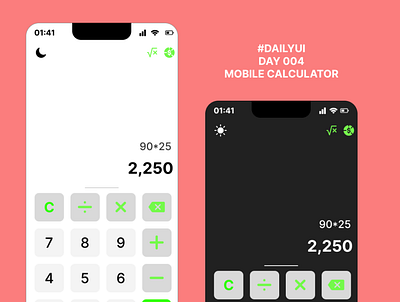 Mobile App Calculator #dailyui CASE STUDY app design design ui uiux uiux design ux