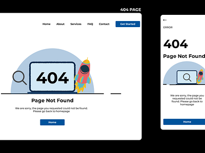 #dailyUI 404 Error page app design branding design illustration ui uiux uiux design ux