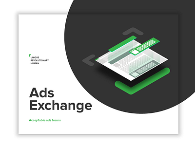 Ads Exchange ads digital advertising exchange isometric