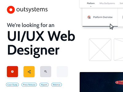 UI/UX Web Designer Job @ OutSystems